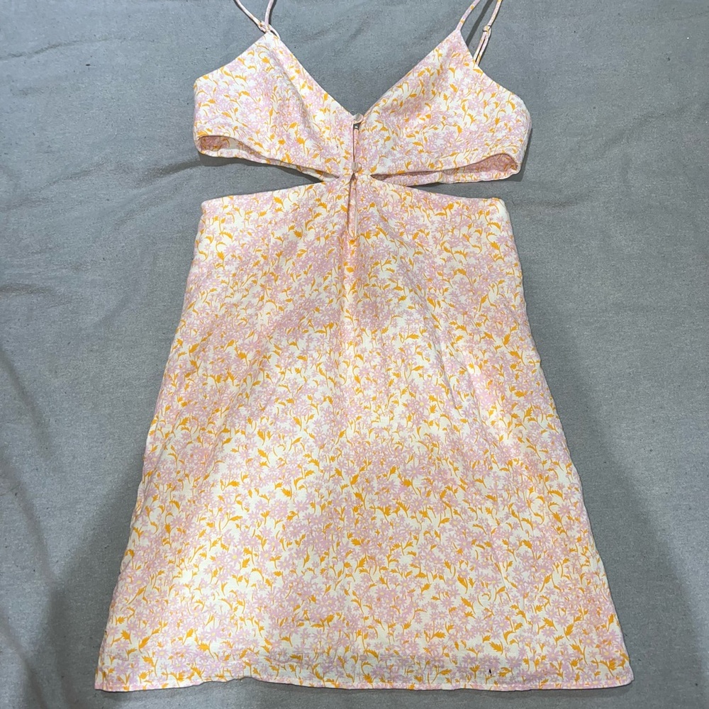 Zara floral dress